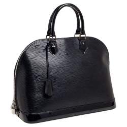 مملوكة مسبقًا Louis Vuitton Black Electric Epi Leather Alma GM Bag