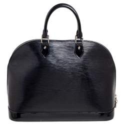 مملوكة مسبقًا Louis Vuitton Black Electric Epi Leather Alma GM Bag