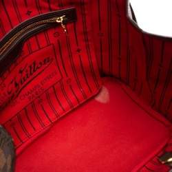 Louis Vuitton Damier Ebene Canvas Neverfull MM Bag