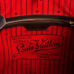 Louis Vuitton Damier Ebene Canvas Neverfull MM Bag