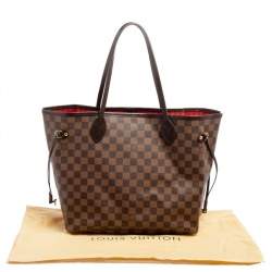 Louis Vuitton Damier Ebene Canvas Neverfull MM Bag