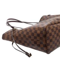 Louis Vuitton Damier Ebene Canvas Neverfull MM Bag
