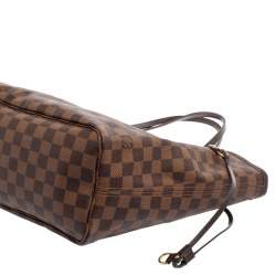 Louis Vuitton Damier Ebene Canvas Neverfull MM Bag