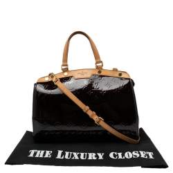 مملوكة مسبقًا Louis Vuitton Amarante Monogram Vernis Brea MM Bag