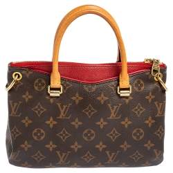 Pre Owned Louis Vuitton Cerise Monogram Canvas Pallas BB Bag