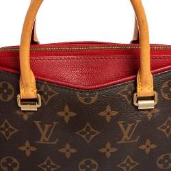 Pre Owned Louis Vuitton Cerise Monogram Canvas Pallas BB Bag