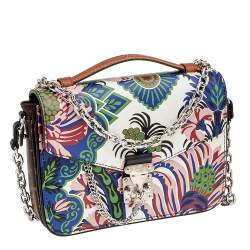 Pre Owned Louis Vuitton Multicolor Epi Monogram Floral Mini Pochette Metis Bag