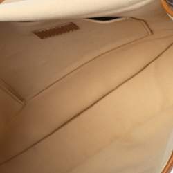 Pre Owned Louis Vuitton Beige/Tan Mini Lin Canvas Berangere Crossbody Bag