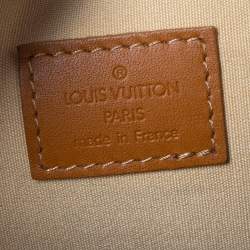 Pre Owned Louis Vuitton Beige/Tan Mini Lin Canvas Berangere Crossbody Bag