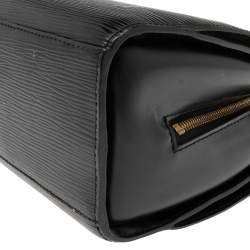 مملوكة مسبقًا حقيبة لوي فيتون بونت نوف جلد إيبي أسود متوسطة