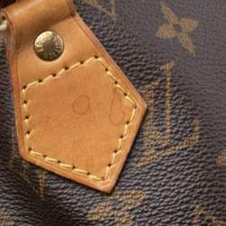 Pre Owned Louis Vuitton Monogram Canvas and Leather Speedy 30 Bag