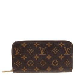 مملوكة مسبقًا محفظة لوي فيتون زيبي كانفاس مونوغرامية