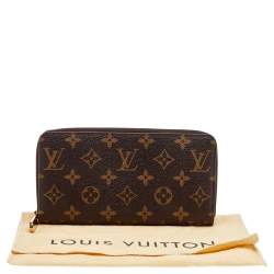 مملوكة مسبقًا محفظة لوي فيتون زيبي كانفاس مونوغرامية