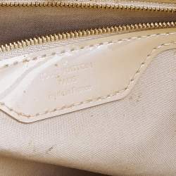 Pre Owned Louis Vuitton Blanc Corail Monogram Vernis Catalina EW Bag