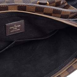 مملوكة مسبقًا حقيبة لوي فيتون نورماندي جلد تاوريلون وكانفاس دامييه إيبن أسود