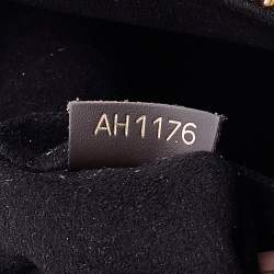 مملوكة مسبقًا حقيبة لوي فيتون نورماندي جلد تاوريلون وكانفاس دامييه إيبن أسود