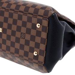 مملوكة مسبقًا حقيبة لوي فيتون نورماندي جلد تاوريلون وكانفاس دامييه إيبن أسود