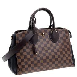 مملوكة مسبقًا حقيبة لوي فيتون نورماندي جلد تاوريلون وكانفاس دامييه إيبن أسود