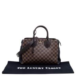 مملوكة مسبقًا حقيبة لوي فيتون نورماندي جلد تاوريلون وكانفاس دامييه إيبن أسود