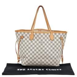 مملوكة مسبقًا Louis Vuitton Damier Azur Canvas Neverfull MM Bag