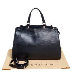 مملوكة مسبقًا حقيبة لوي فيتون بريه جلد إيبي سوداء متوسطة