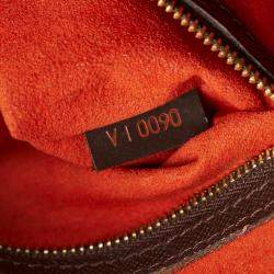 Pre Owned Louis Vuitton Damier Ebene Canvas Brera Bag