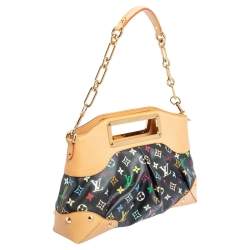 Pre Owned حقيبة لوى فيتون جودى كانفاس متعدد الألوان مونوغرامى أسود MM