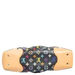 Pre Owned حقيبة لوى فيتون جودى كانفاس متعدد الألوان مونوغرامى أسود MM