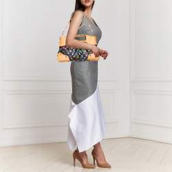 Pre Owned حقيبة لوى فيتون جودى كانفاس متعدد الألوان مونوغرامى أسود MM