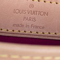 Pre Owned Louis Vuitton White Multicolore Monogram Canvas Limited Edition Fringe Bucket Bag