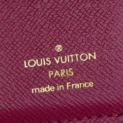 Pre Owned Louis Vuitton Fuchsia Monogram Canvas and Leather Zoe Wallet