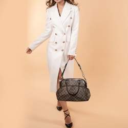 Pre Owned Louis Vuitton Damier Ebene Canvas Trevi PM Bag