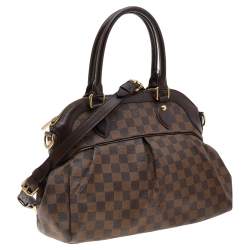Pre Owned Louis Vuitton Damier Ebene Canvas Trevi PM Bag