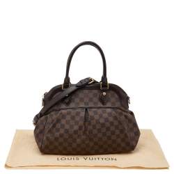 Pre Owned Louis Vuitton Damier Ebene Canvas Trevi PM Bag