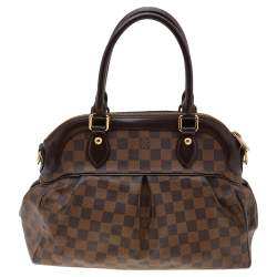 Pre Owned Louis Vuitton Damier Ebene Canvas Trevi PM Bag
