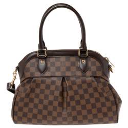 Pre Owned حقيبة لوي فيتون تريفي كانفاس دامييه إيبيني متوسطة