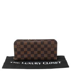 مملوكة مسبقًا Louis Vuitton Damier Ebene Canvas Insolite Wallet