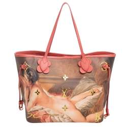 Louis Vuitton Multicolor Canvas Jeff Koons Boucher Neverfull MM Bag