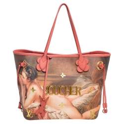 Louis Vuitton Multicolor Canvas Jeff Koons Boucher Neverfull MM Bag
