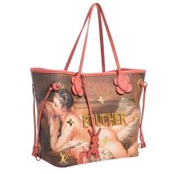 Louis Vuitton Multicolor Canvas Jeff Koons Boucher Neverfull MM Bag
