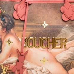 Louis Vuitton Multicolor Canvas Jeff Koons Boucher Neverfull MM Bag