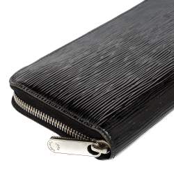 Louis Vuitton Black Epi Leather Zippy Continental Wallet
