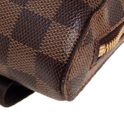 Pre Owned Louis Vuitton Damier Ebene Canvas Geronimos Belt Bag