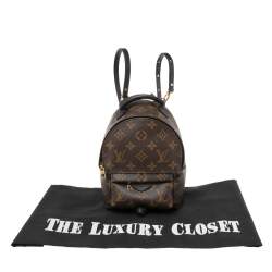 Pre Owned Louis Vuitton Monogram Canvas Mini Palm Springs Backpack