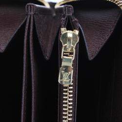 مملوكة مسبقًا Louis Vuitton Brown Damier Ebene Zippy Organizer