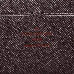 مملوكة مسبقًا Louis Vuitton Brown Damier Ebene Zippy Organizer