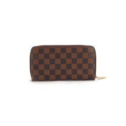 مملوكة مسبقًا Louis Vuitton Brown Damier Ebene Zippy Organizer