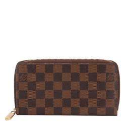 مملوكة مسبقًا Louis Vuitton Brown Damier Ebene Zippy Organizer