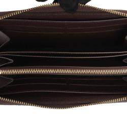 مملوكة مسبقًا Louis Vuitton Brown Damier Ebene Zippy Organizer