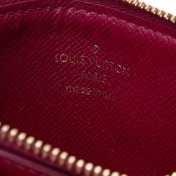 Pre Owned Louis Vuitton Monogram Canvas Zipped Card Holder